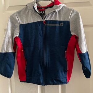 Russell Athletic Kids Navy and Red Hoodie